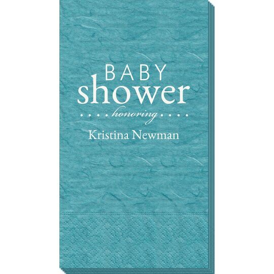 Baby Shower Honoring Bali Guest Towels